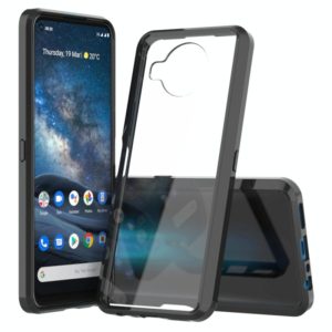 For Nokia 8.3 5G Scratchproof TPU + Acrylic Protective Case(Black) (OEM)