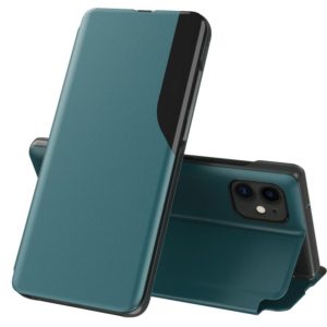 For iPhone 12 mini Attraction Flip Holder Leather Phone Case (Green) (OEM)