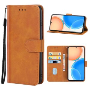 For Honor X8 4G/Tiffany-L026/Tiffany-L036 Leather Phone Case(Brown) (OEM)