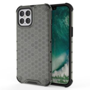 For iPhone 12 / 12 Pro Shockproof Honeycomb PC + TPU Case(Grey) (OEM)