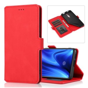 For Xiaomi Redmi K20 Pro Retro Magnetic Closing Clasp Horizontal Flip Leather Case with Holder & Card Slots & Photo Frame & Wallet(Red) (OEM)