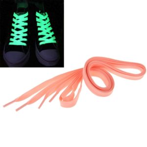 2 PCS Fashion Sports Fluorescent Color Flat Shoelaces(Pink) (OEM)