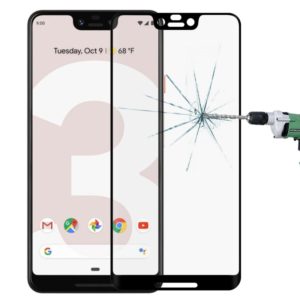 0.3mm 9H Surface Hardness 3D Curved Edge Full Screen Tempered Glass Film for Google Pixel 3 XL (OEM)
