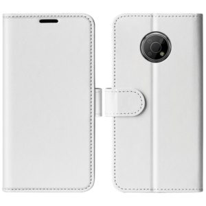 For Nokia G300 R64 Texture Single Horizontal Flip Phone Case(White) (OEM)