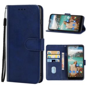 Leather Phone Case For Cubot R19(Blue) (OEM)