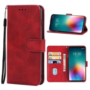 Leather Phone Case For Meizu 16T(Red) (OEM)