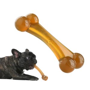 Nylon PU Dog Molar Stick Cleaning Dog Bite Toy, Specification: Large Double Head Arched Bone (OEM)
