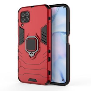 For Huawei Nova 6 SE Shockproof PC + TPU Protective Case with Magnetic Ring Holder(Red) (OEM)