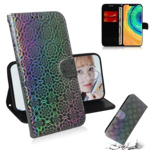 For Huawei Mate 30 Pro / 5G Solid Color Colorful Magnetic Buckle Horizontal Flip PU Leather Case with Holder & Card Slots & Wallet & Lanyard(Silver) (OEM)