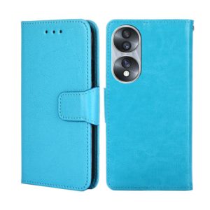 For Honor 70 Crystal Texture Leather Phone Case(Light Blue) (OEM)