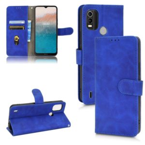 For Nokia C21 Plus Skin Feel Magnetic Flip Leather Phone Case(Blue) (OEM)