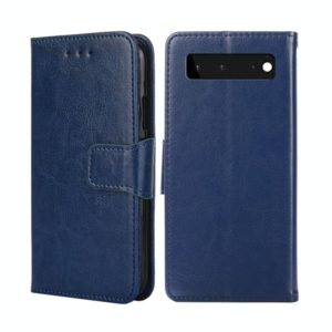 For Google Pixel 6 Crystal Texture Leather Phone Case(Royal Blue) (OEM)