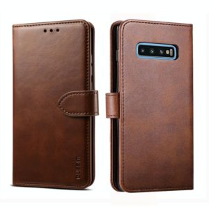 For Galaxy S10 GUSSIM Business Style Horizontal Flip Leather Case with Holder & Card Slots & Wallet(Brown) (GUSSIM) (OEM)