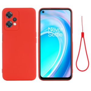 For OnePlus Nord CE 2 Lite 5G Solid Color Liquid Silicone Full Coverage Phone Case(Red) (OEM)