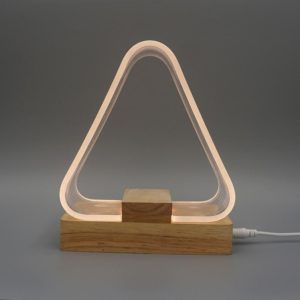 USB Simple Study Desk Lamp LED Acrylic Night Light (OEM)