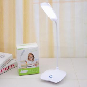 Eye Protection Bedroom Bedside LED Table Lamp(White) (OEM)