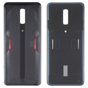 Glass Battery Back Cover for ZTE Nubia Red Magic 6(Black) (OEM)