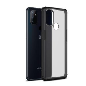For OnePlus Nord N100 Four-corner Shockproof TPU + PC Protective Case(Black) (OEM)