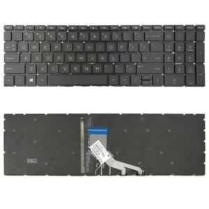 US Version Keyboard with Keyboard Backlight for HP 15-DA 15-DA0002DX 15-DA0008CA 15-DB 15-DB0003CA TPN-C135 TPN-C136(Black) (OEM)
