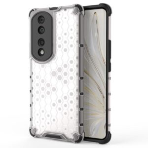 For Honor 70 Pro 5G Honeycomb Phone Case(White) (OEM)