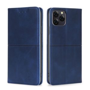 For Blackview A95 Cow Texture Magnetic Horizontal Flip Leather Phone Case(Blue) (OEM)