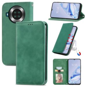 For Cubot Note 20 Retro Skin Feel Business Magnetic Horizontal Flip Leather Case with Holder & Card Slots & Wallet & Photo Frame(Green) (OEM)