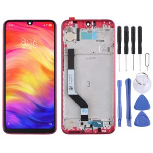 TFT LCD Screen for Xiaomi Redmi Note 7 / Redmi Note 7 Pro Digitizer Full Assembly with Frame(Red) (OEM)