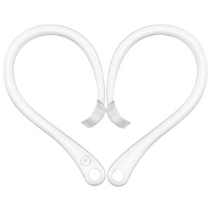 For AirPods 1 / 2 / Pro Anti-lost Silicone Earphone Ear-hook(Clear White) (OEM)