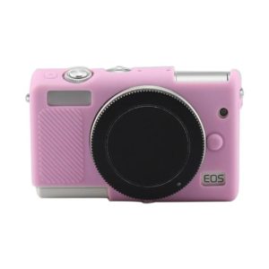 Soft Silicone Protective Case for Canon M100 (Pink) (OEM)