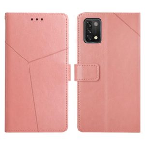 For UMIDIGI A11 Y Stitching Horizontal Flip Leather Phone Case(Rose Gold) (OEM)