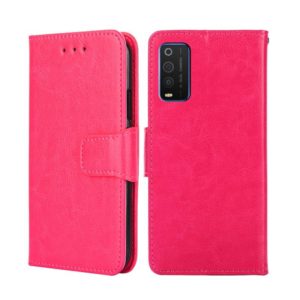 For TCL 205 Crystal Texture Leather Phone Case(Rose Red) (OEM)