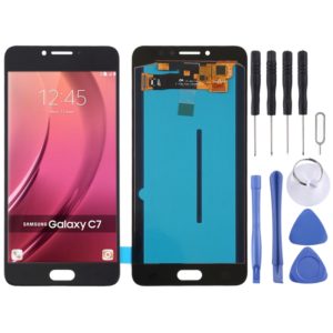 OLED LCD Screen for Galaxy C7 Pro / C7010 with Digitizer Full Assembly (Black) (OEM)