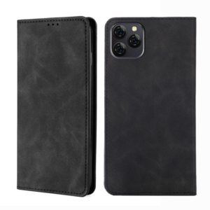 For Blackview A95 Skin Feel Magnetic Horizontal Flip Leather Phone Case(Black) (OEM)