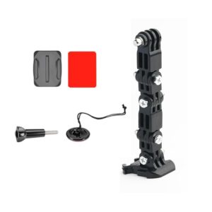 2 Set Cycling Helmet Adhesive Multi-Joint Arm Fixed Mount Set for GoPro Hero11 Black / HERO10 Black / GoPro HERO9 Black / HERO8 Black / HERO7 /6 /5 /5 Session /4 Session /4 /3+ /3 /2 /1, DJI Osmo Action and Other Action Cameras Top Combo Kit (OEM)