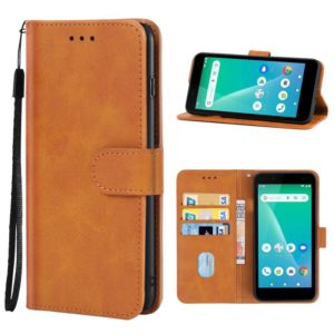 For Unimax UMX U696CL Leather Phone Case(Brown) (OEM)