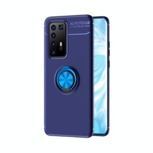 For Huawei P40 Pro+ Lenuo Shockproof TPU Protective Case with Invisible Holder(Blue) (lenuo) (OEM)