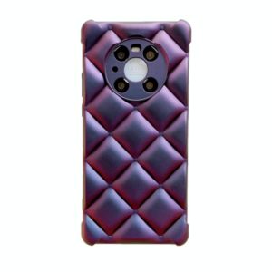 For Huawei Mate 40 Pro Rhombic Texture Chameleon TPU Phone Case(Purple) (OEM)