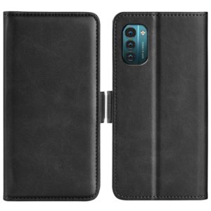 For Nokia G11/G21 Dual-side Magnetic Buckle Leather Phone Case(Black) (OEM)