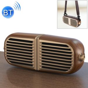 Oneder V8 Magnetic Suction Pair Stereo Sound Box Wireless Bluetooth Speaker with Strap, Support Hands-free & TF Card & AUX & USB Drive(Bronze) (OneDer) (OEM)
