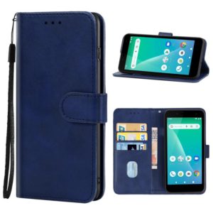 For Unimax UMX U696CL Leather Phone Case(Blue) (OEM)
