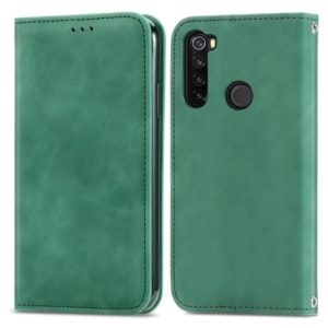 For Xiaomi Redmi Note 8 Retro Skin Feel Business Magnetic Horizontal Flip Leather Case With Holder & Card Slots & Wallet & Photo Frame(Green) (OEM)