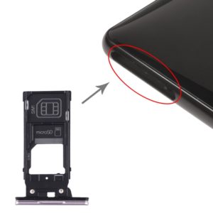 SIM Card Tray + SIM Card Tray + Micro SD Card Tray for Sony Xperia XZ2(Pink) (OEM)