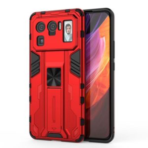 For Xiaomi Mi 11 Ultra Supersonic PC + TPU Shock-proof Protective Case with Holder(Red) (OEM)