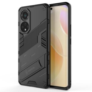 For Huawei nova 9 Punk Armor 2 in 1 PC + TPU Shockproof Case with Invisible Holder(Black) (OEM)