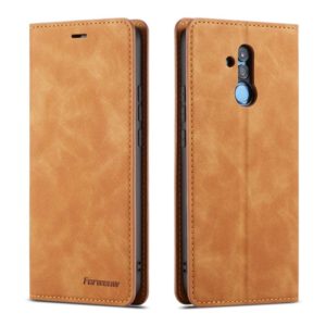 For Huawei Mate 20 Lite Forwenw Dream Series Oil Edge Strong Magnetism Horizontal Flip Leather Case with Holder & Card Slots & Wallet & Photo Frame(Brown) (Forwenw) (OEM)