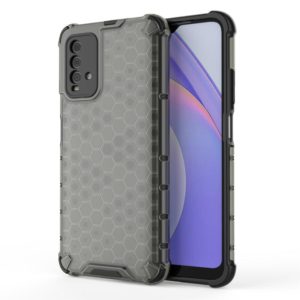 For Xiaomi Redmi 9T Shockproof Honeycomb PC + TPU Case(Grey) (OEM)