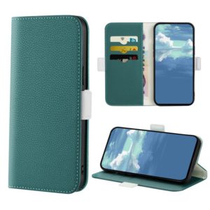 For Nokia G21 Candy Color Litchi Texture Leather Phone Case(Dark Green) (OEM)