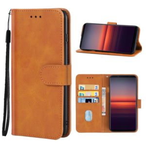 For Sony Xperia 5 II Leather Phone Case(Brown) (OEM)