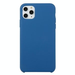 For iPhone 11 Pro Max Solid Color Solid Silicone Shockproof Case(Cobalt Blue) (OEM)