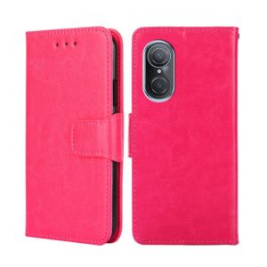 For Huawei nova 9 SE Crystal Texture Leather Phone Case(Rose Red) (OEM)